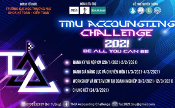 TMU Accounting Challenge 2021 “Be all you can be”